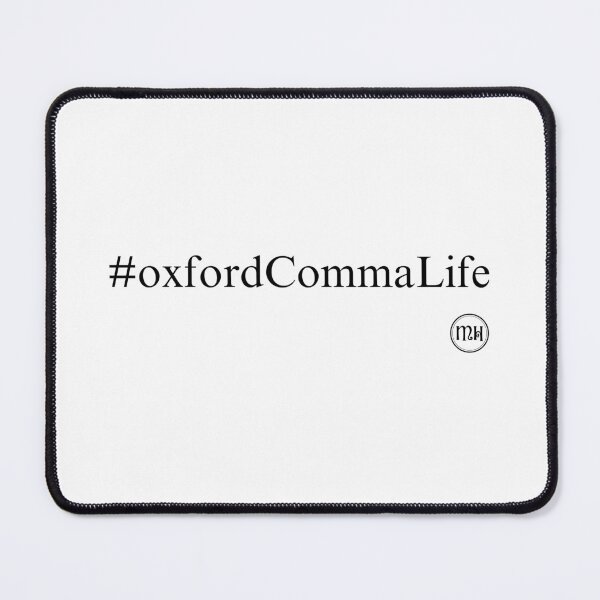 Item preview, Oxford Comma Life! - dark designed and sold by Writerly Musings.