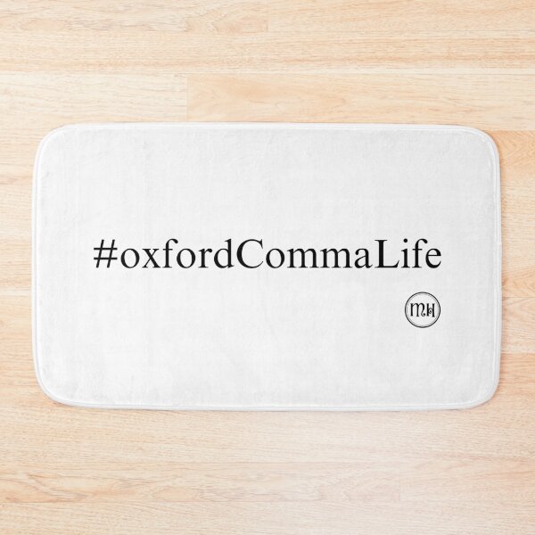 Item preview, Oxford Comma Life! - dark designed and sold by Writerly Musings.