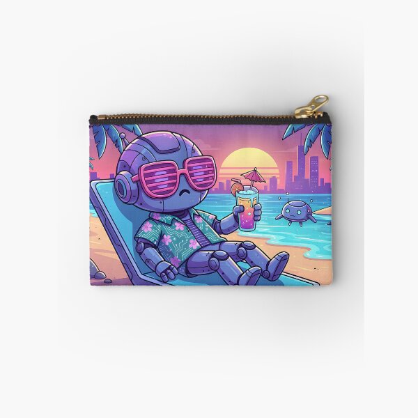 Item preview, AI on Vacation: Error - Relaxation Mode Stuck designed and sold by NeuralArt Studio.
