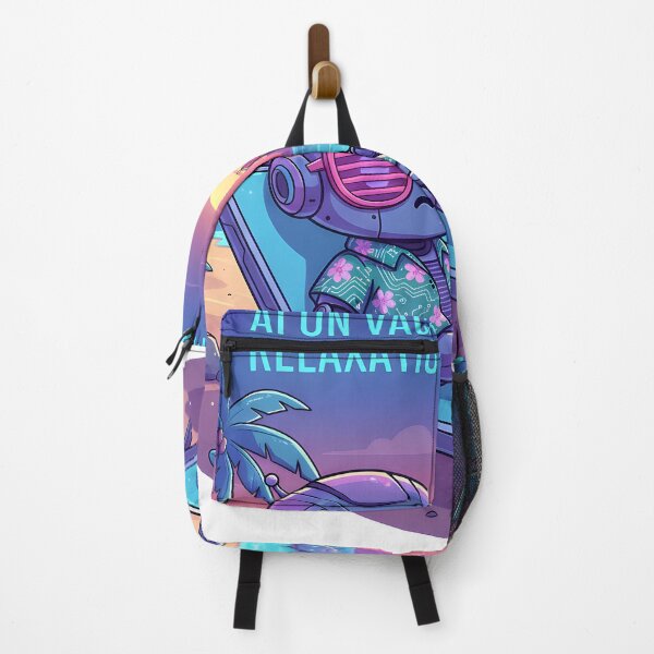 Item preview, AI on Vacation: Error - Relaxation Mode Stuck designed and sold by NeuralArt Studio.