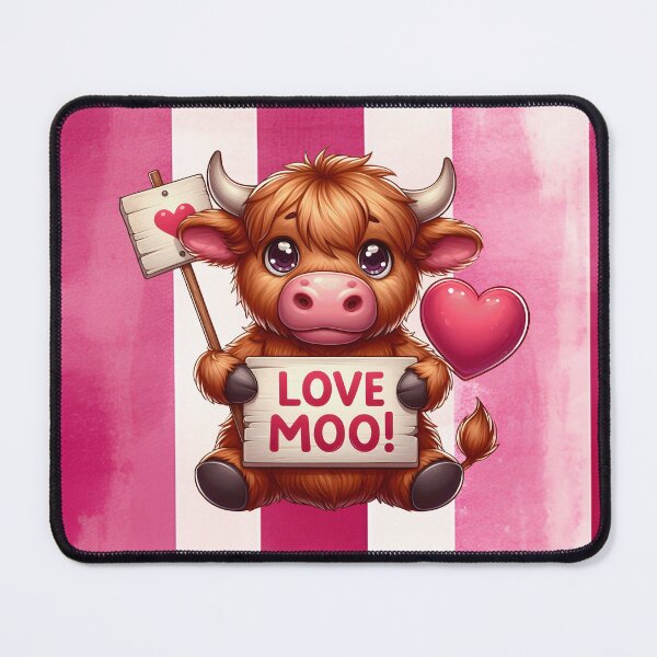 Item preview, Love moo. Highland cow. designed and sold by AnlizArtShop.