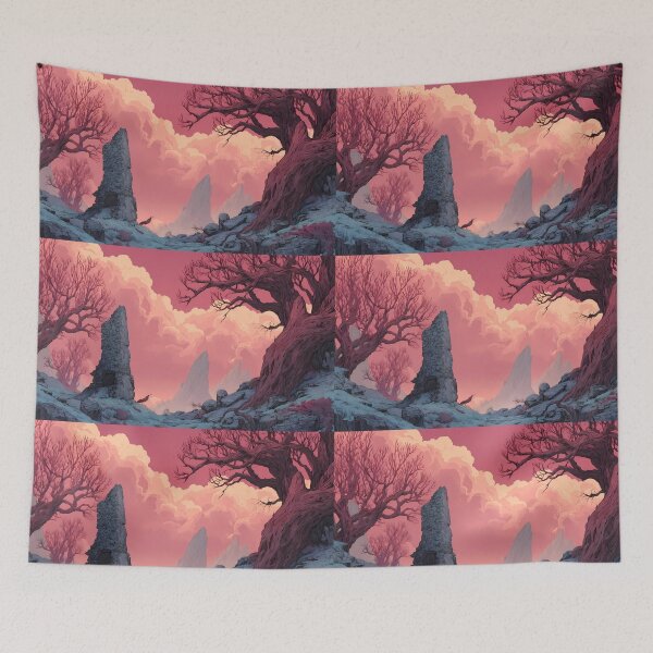 Item preview, Apocaliptic Whispers Nature A Journey Through Surreal Landscapes designed and sold by ART ATTACK ZONE.