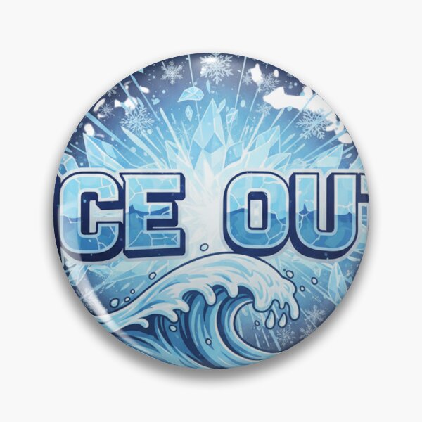 Item preview, Frozen "Ice Out" Typography with Crystal Textures designed and sold by  Merch08 .