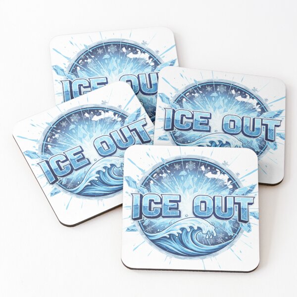 Item preview, Frozen "Ice Out" Typography with Crystal Textures designed and sold by  Merch08 .