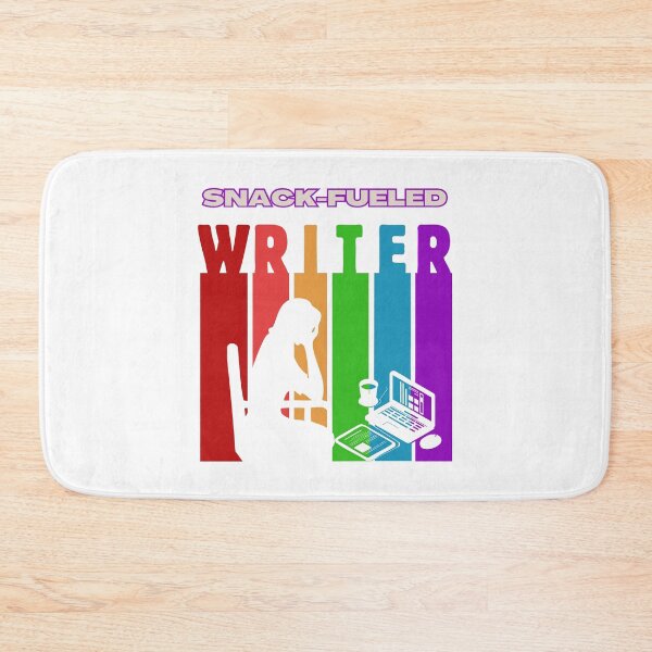 Artikelvorschau, Snack-Fueled Writer - REGENBOGEN entworfen und verkauft von Writerly Musings.