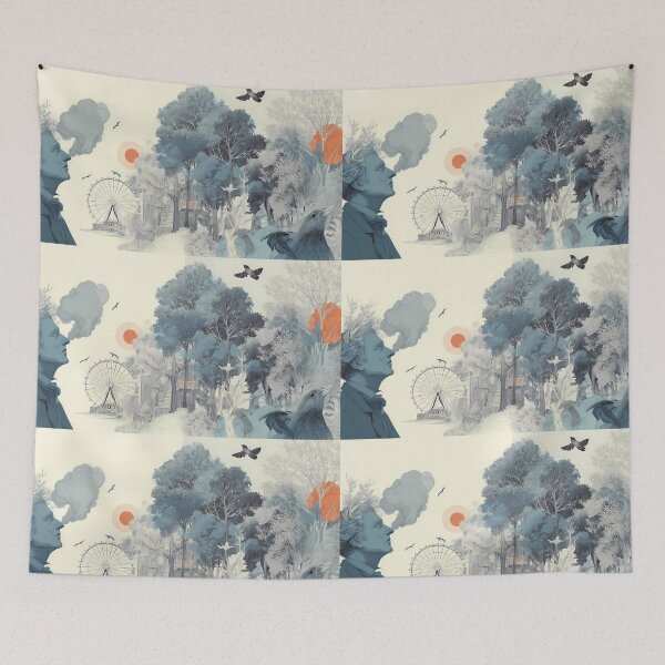 Item preview, Illustration Whispers Nature A Journey Through Surreal Landscapes designed and sold by ART ATTACK ZONE.