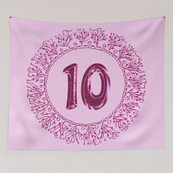 Item preview, Number 10 in Pink, Wavy, Hand-drawn Mandala Ring designed and sold by Myriel-Myriel.