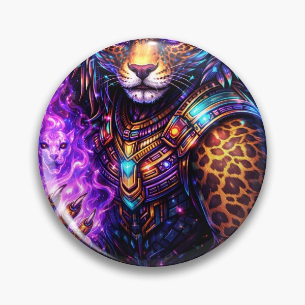 Item preview, Nahual Jaguar Cyberpunk designed and sold by MexaPixel.
