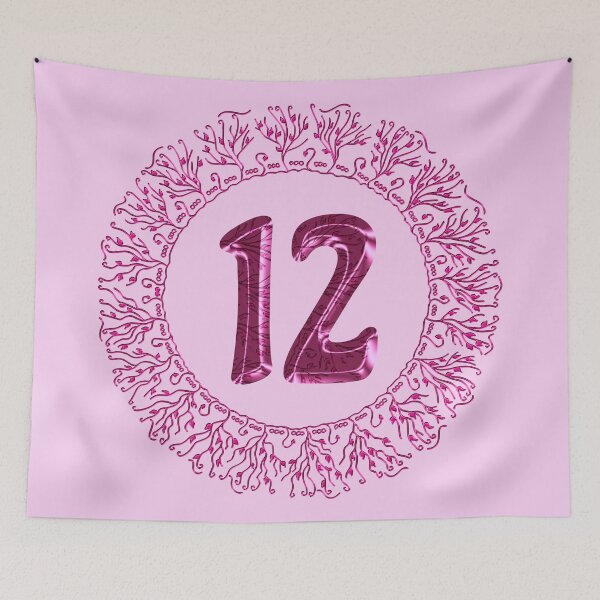 Item preview, Number 12 in Pink, Wavy, Hand-drawn Mandala Ring designed and sold by Myriel-Myriel.