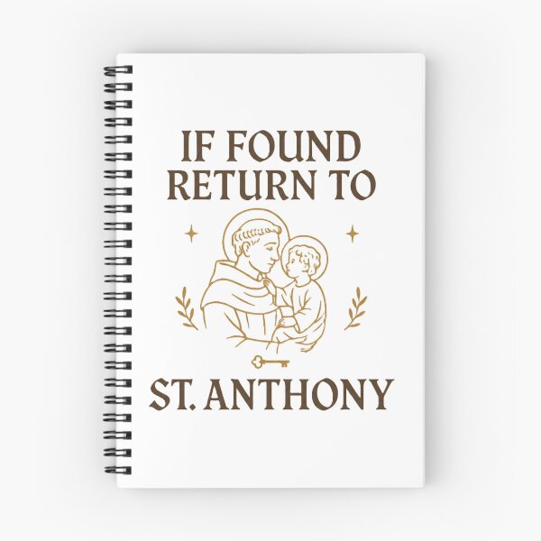 Item preview, St. Anthony “If Found Return To” Catholic Patron Saint designed and sold by All I Need Designs.