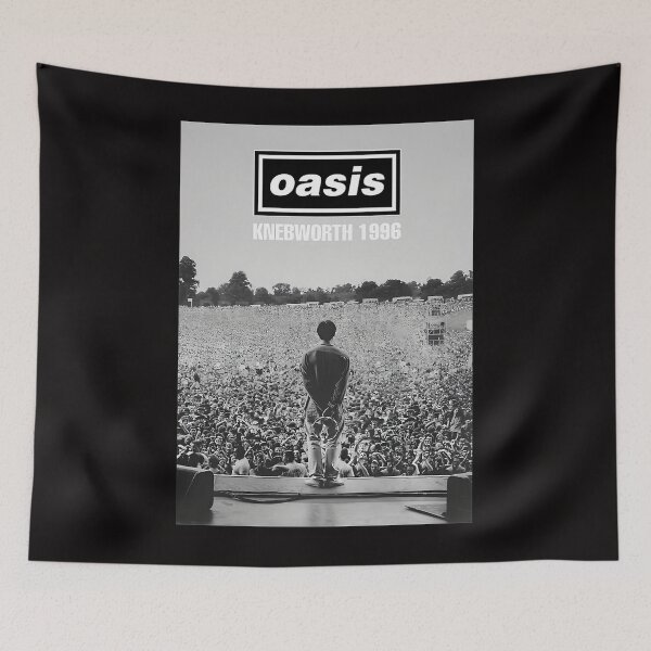 Item preview, Minimalist Concert O A S I S Black And White designed and sold by estheticianart.