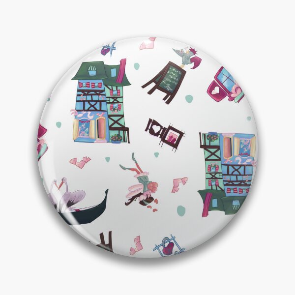 Item preview, Cute Romantic Doodle Pattern - Love Hearts & Fairytale Designe designed and sold by PaulaP-C.