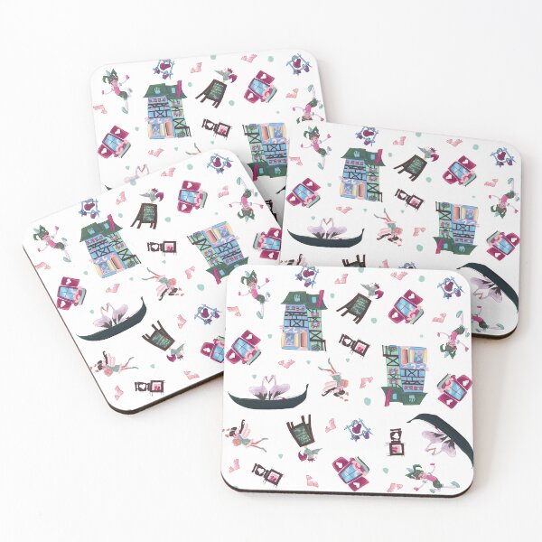 Item preview, Cute Romantic Doodle Pattern - Love Hearts & Fairytale Designe designed and sold by PaulaP-C.