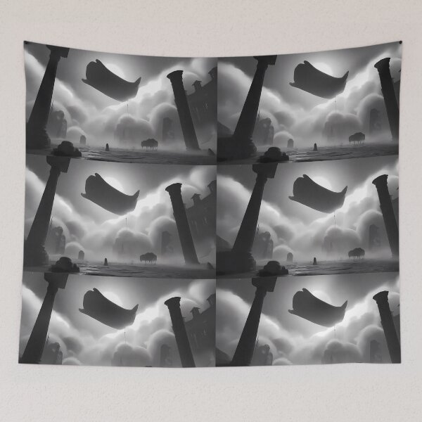 Item preview, Elephants Whispers Nature A Journey Through Surreal Landscapes designed and sold by ART ATTACK ZONE.