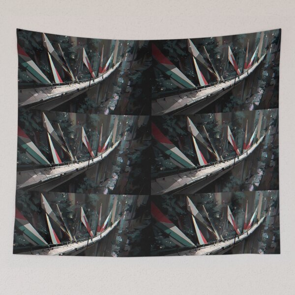 Item preview, Bridge Whispers Nature A Journey Through Surreal Landscapes designed and sold by ART ATTACK ZONE.