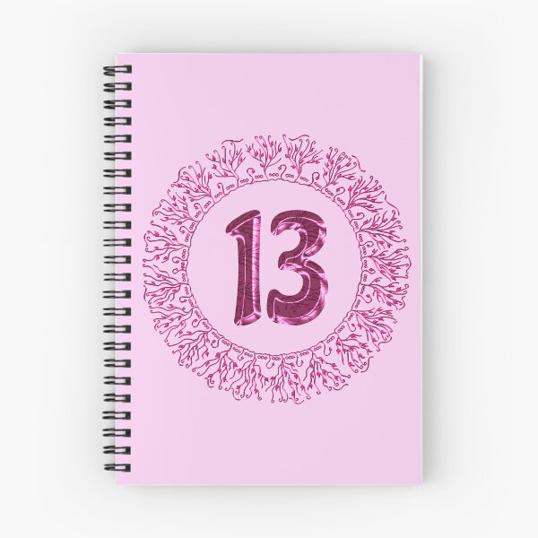 Item preview, Number 13 in Pink, Wavy, Hand-drawn Mandala Ring designed and sold by Myriel-Myriel.
