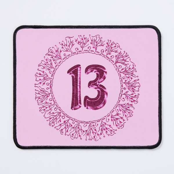 Item preview, Number 13 in Pink, Wavy, Hand-drawn Mandala Ring designed and sold by Myriel-Myriel.