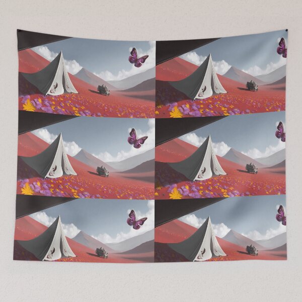 Item preview, Butterfly Whispers Nature A Journey Through Surreal Landscapes designed and sold by ART ATTACK ZONE.