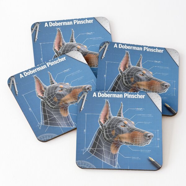 Item preview, ANATOMY OF A DOBERMAN PINSCHER designed and sold by Ink & Iron Studio.