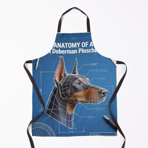 Item preview, ANATOMY OF A DOBERMAN PINSCHER designed and sold by Ink & Iron Studio.