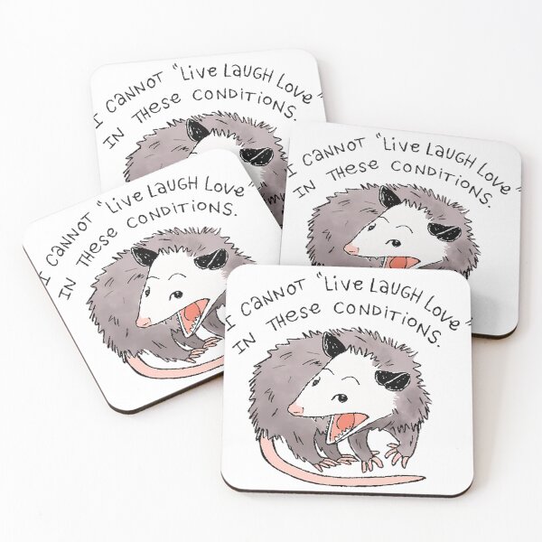 Artikelvorschau, Opossum Lebe Lache Liebe entworfen und verkauft von JeromeOlivier.