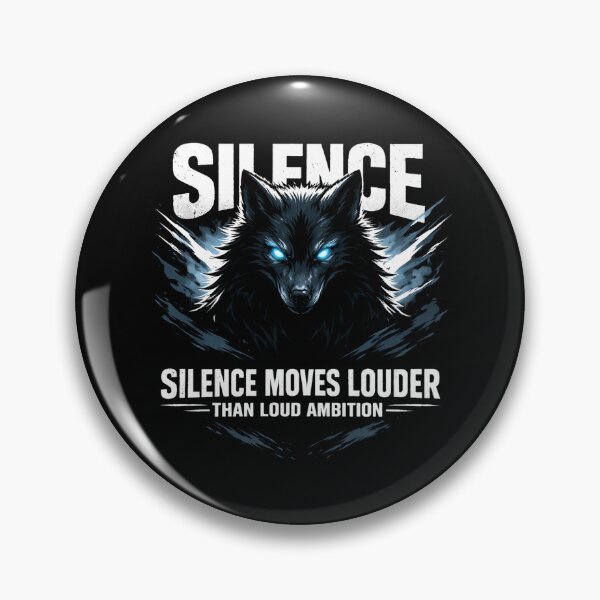 Item preview, Fox Animalcore Art Silence Moves Louder Ambition Quote Orange and Black Fire designed and sold by SoulFlex.