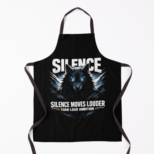 Item preview, Fox Animalcore Art Silence Moves Louder Ambition Quote Orange and Black Fire designed and sold by SoulFlex.