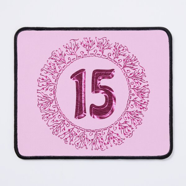 Item preview, Number 15 in Pink, Wavy, Hand-drawn Mandala Ring designed and sold by Myriel-Myriel.