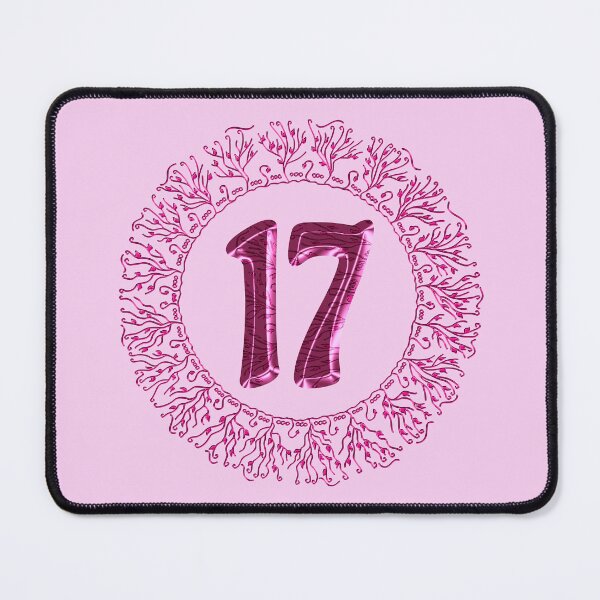 Item preview, Number 17 in Pink, Wavy, Hand-drawn Mandala Ring designed and sold by Myriel-Myriel.