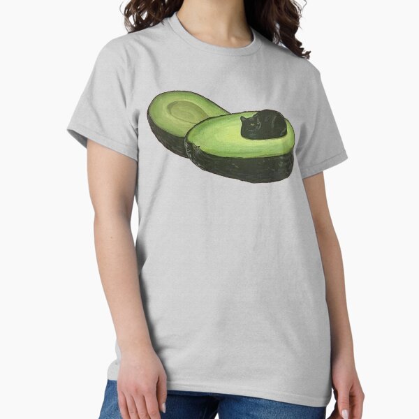 Avocado Cat Classic T-Shirt
