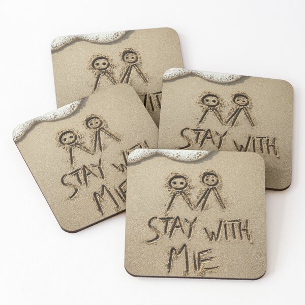 Item preview, Stay With Me Beach Sand Drawing designed and sold by chase-thewave.