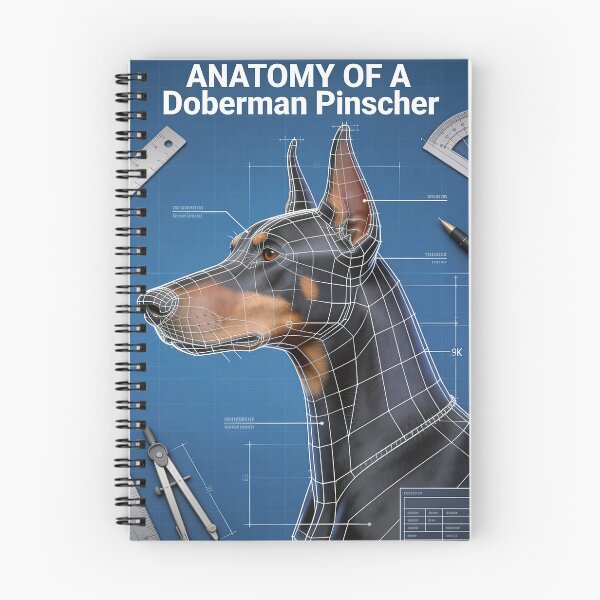 Item preview, ANATOMY OF A DOBERMAN PINSCHER // LEFT LATERAL VIEW designed and sold by Ink & Iron Studio.