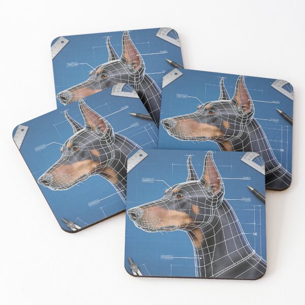Item preview, ANATOMY OF A DOBERMAN PINSCHER // LEFT LATERAL VIEW designed and sold by Ink & Iron Studio.
