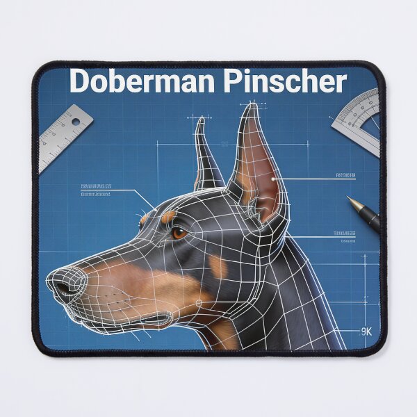 Item preview, ANATOMY OF A DOBERMAN PINSCHER // LEFT LATERAL VIEW designed and sold by Ink & Iron Studio.