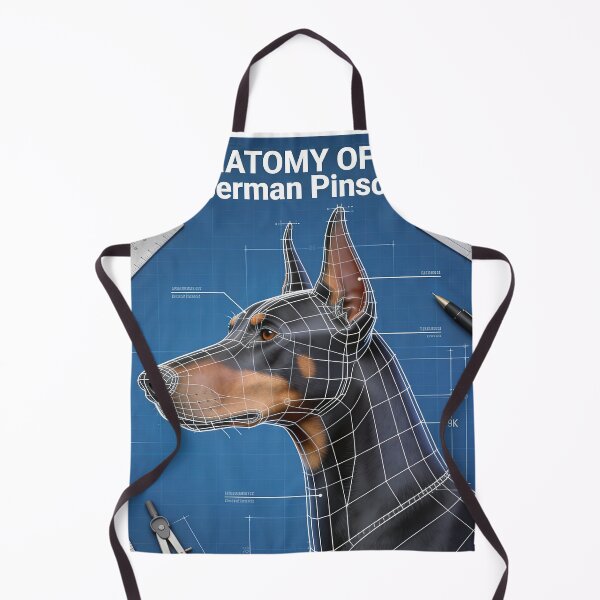 Item preview, ANATOMY OF A DOBERMAN PINSCHER // LEFT LATERAL VIEW designed and sold by Ink & Iron Studio.