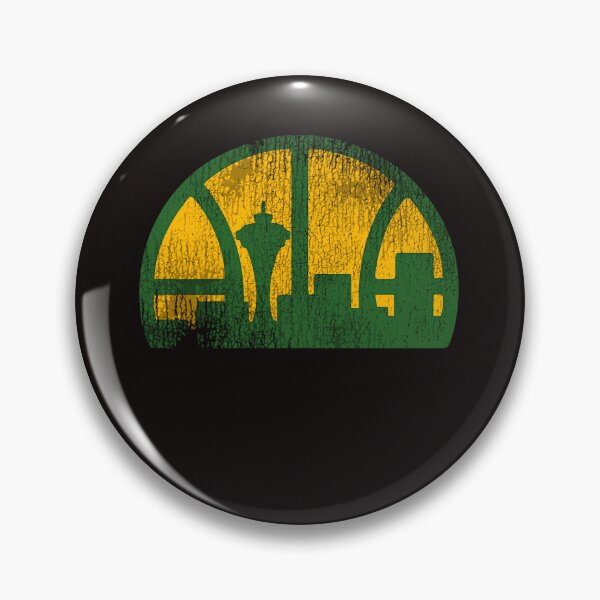Item preview, Seattle Supersonics Vintage Distressed Basketball  designed and sold by BlackCafea.