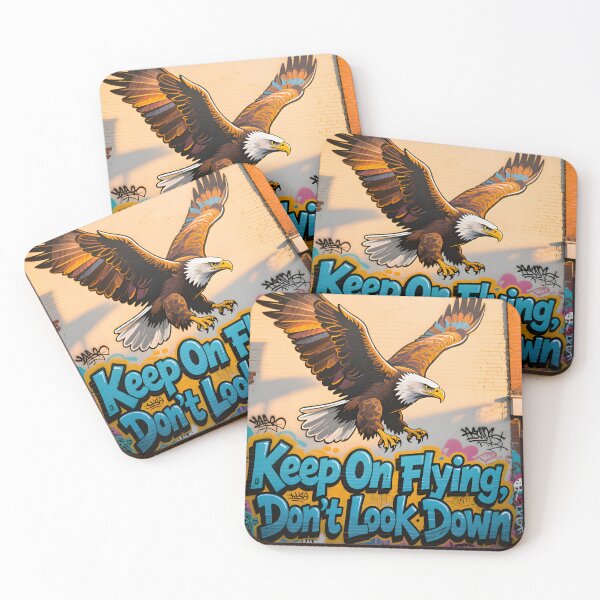 Item preview, Keep On Flying Eagle Motivation Street Art  designed and sold by ChloeDesigns401.