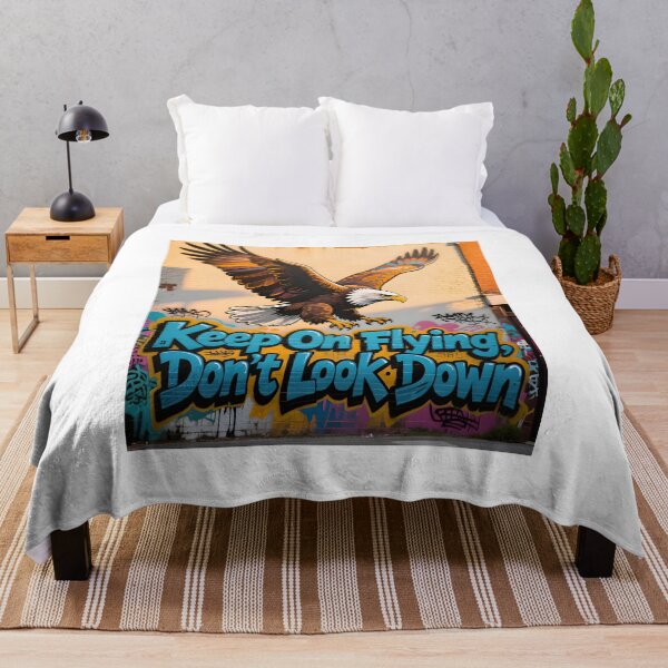 Item preview, Keep On Flying Eagle Motivation Street Art designed and sold by ChloeDesigns401.