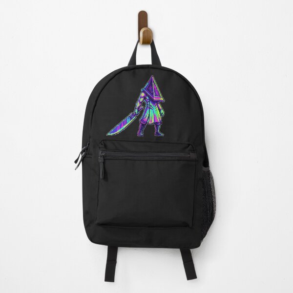 Item preview, Retro Synthwave Pyramid Head: Silent Pixel Horror designed and sold by THELOREAN.