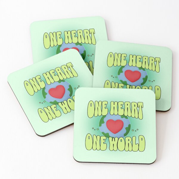 Item preview, One Heart One World Earth Graphic - Global Harmony  designed and sold by PriyaMagic.