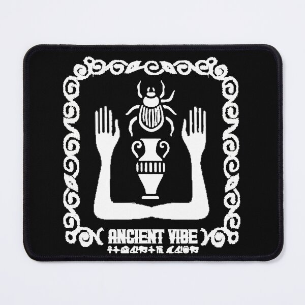 Item preview, Ancient Egyptian Hieroglyphs Series #3 – White Hand-Drawn Symbols on Black designed and sold by Graphroad.