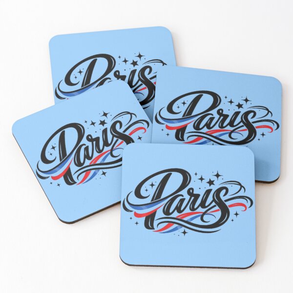 Item preview, Paris Urban Script – French Tricolor Street Style designed and sold by wanado.