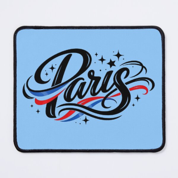 Item preview, Paris Urban Script – French Tricolor Street Style designed and sold by wanado.
