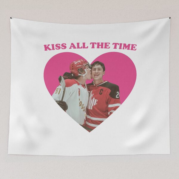 Item preview, “Kiss All the Time” Ilya Shane Pink designed and sold by KarlWade.