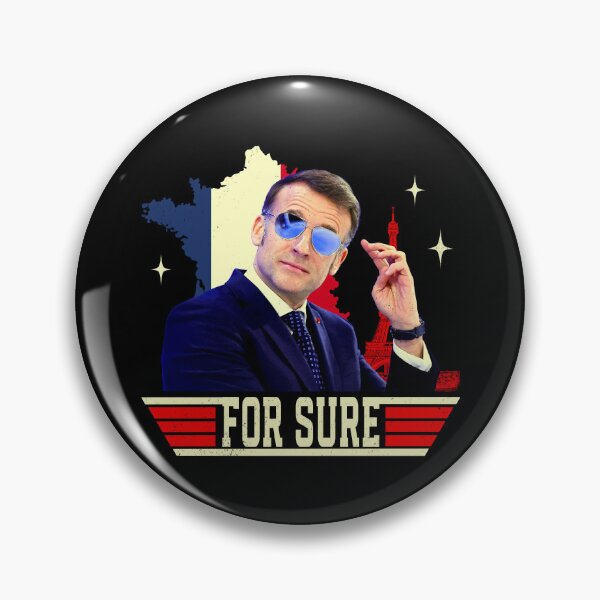 Item preview, Emmanuel Macron for sure designed and sold by MackenzieBin.