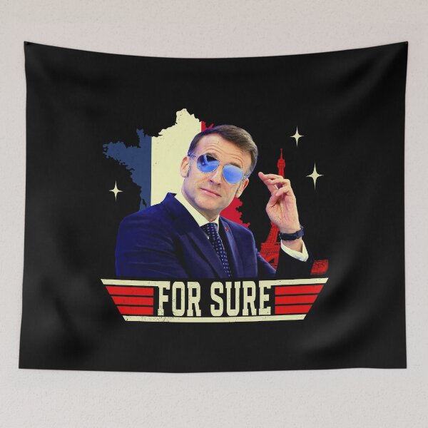 Item preview, Emmanuel Macron for sure designed and sold by MackenzieBin.