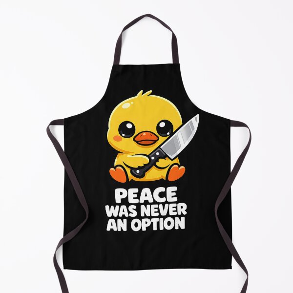 Item preview, Duck Knife Peace Was Never an Option designed and sold by Clauxel.
