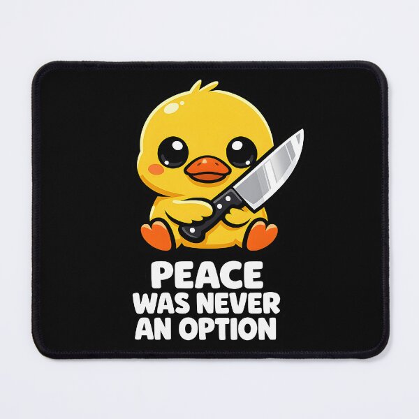 Item preview, Duck Knife Peace Was Never an Option designed and sold by Clauxel.