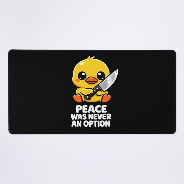 Item preview, Duck Knife Peace Was Never an Option designed and sold by Clauxel.