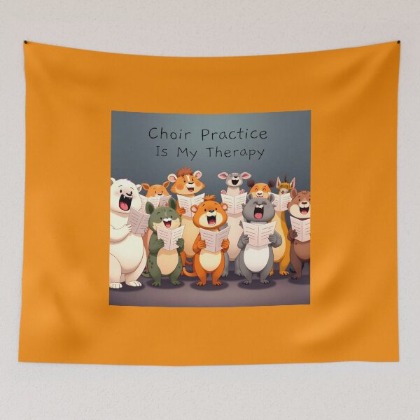 Item preview, Choir Practice is My Therapy Funny Christian designed and sold by Sachie's Studio.